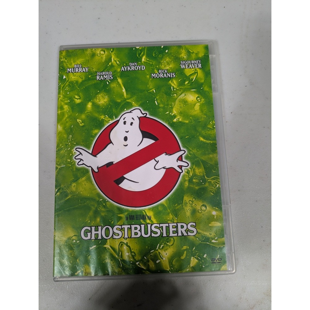 Ghostbusters DVD 1984 Movie Bill Murray Dan Aykroyd 2005 Release Slimed Cover